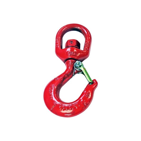 Mazzella Crosby L-322CN Carbon Hook Swivel w/Latch, 15T WLL 1048675 - main